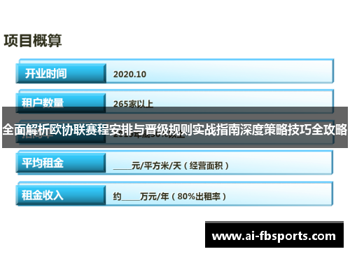 全面解析欧协联赛程安排与晋级规则实战指南深度策略技巧全攻略 全面解析欧协联赛程安排与晋级规则实战指南深度策略技巧全攻略